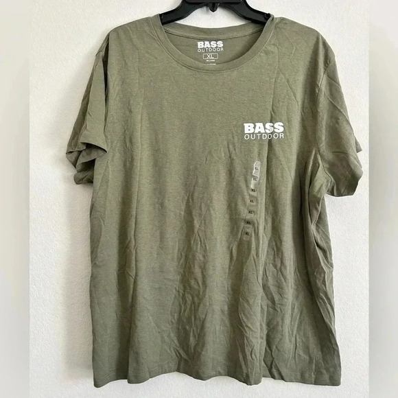 NWT- Bass Outdoors 100% Cotton Graphic Tee- size XL - Picture 4 of 5